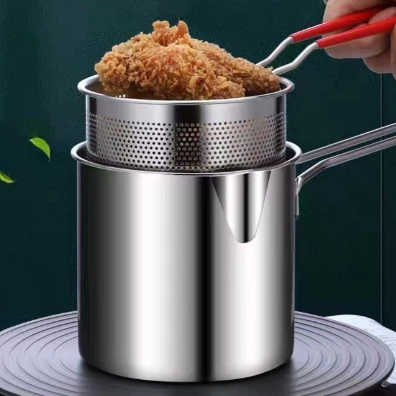 Commercial Kitchen Cooking - 304 Stainless Steel Deep Fryer With