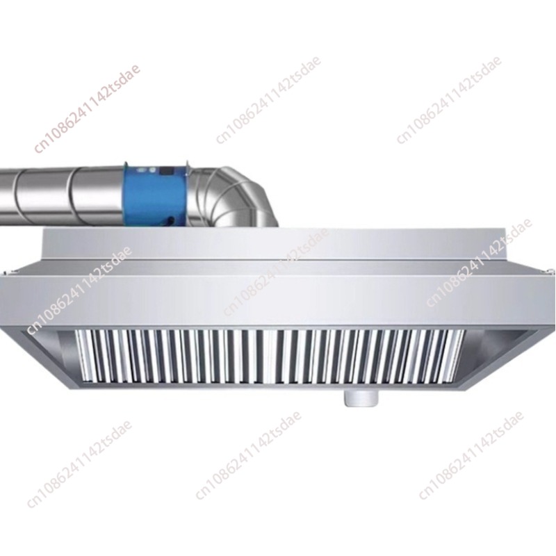 Commercial Exhaust Hood - Commercial Stainless Steel Range Hood, Large