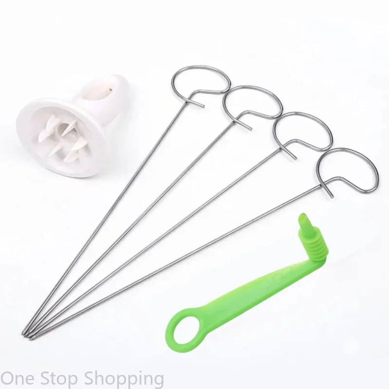 Commercial Potato Peeler - Spiralizer Chips Maker with 4 Stainless