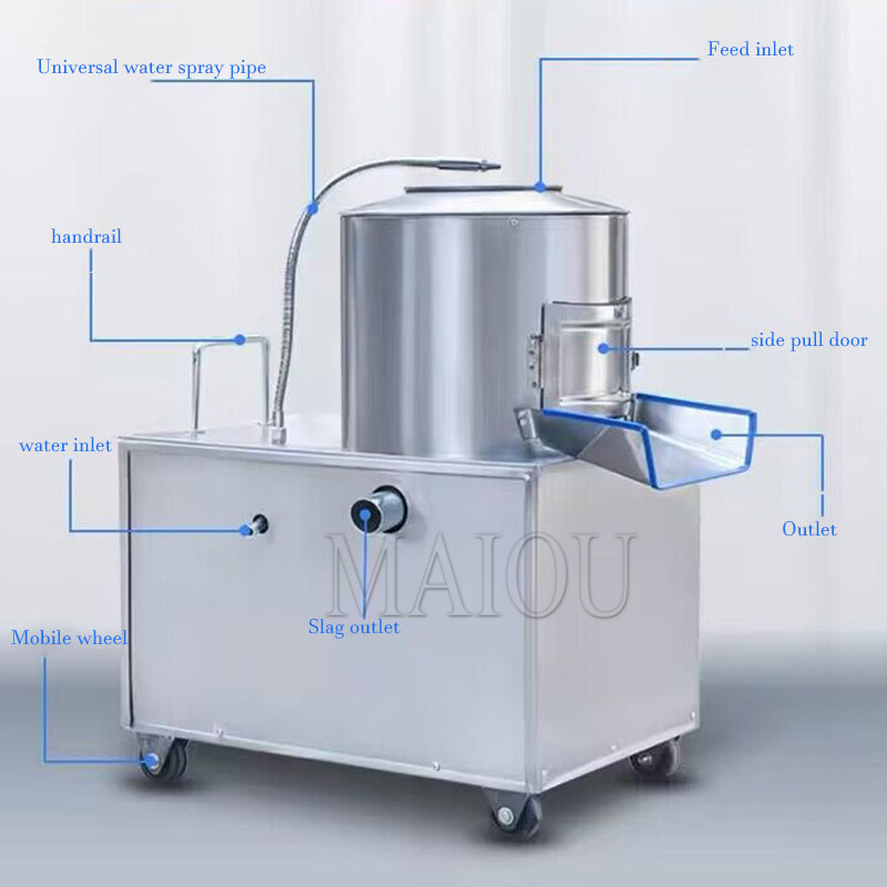 Industrial Taro Peeler Machine - огляд і ціна Commercial Potato Peeler