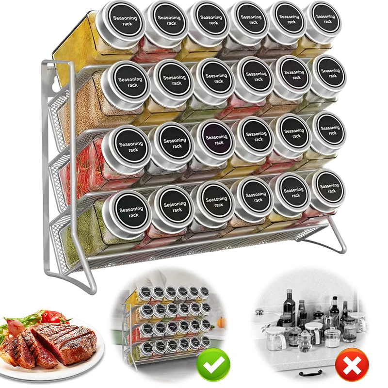 4 Tier Carbon Steel Spice Orga - огляд і ціна Commercial Kitchen Shelving