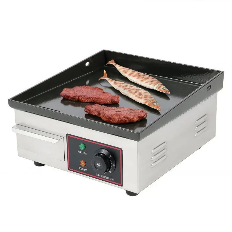 Commercial Mini Electric Gridd - огляд і ціна Electric Griddle Flat Top