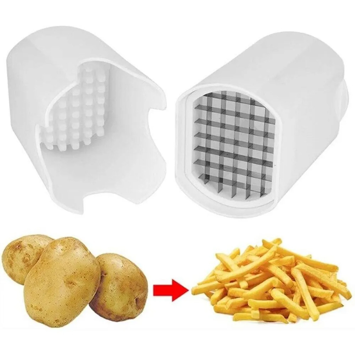 White French Fry Cutter Tool F - огляд і ціна Commercial Potato Peeler