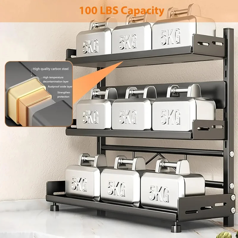 3 Tier Spice Storage Rack for  - огляд і ціна Commercial Kitchen Shelving