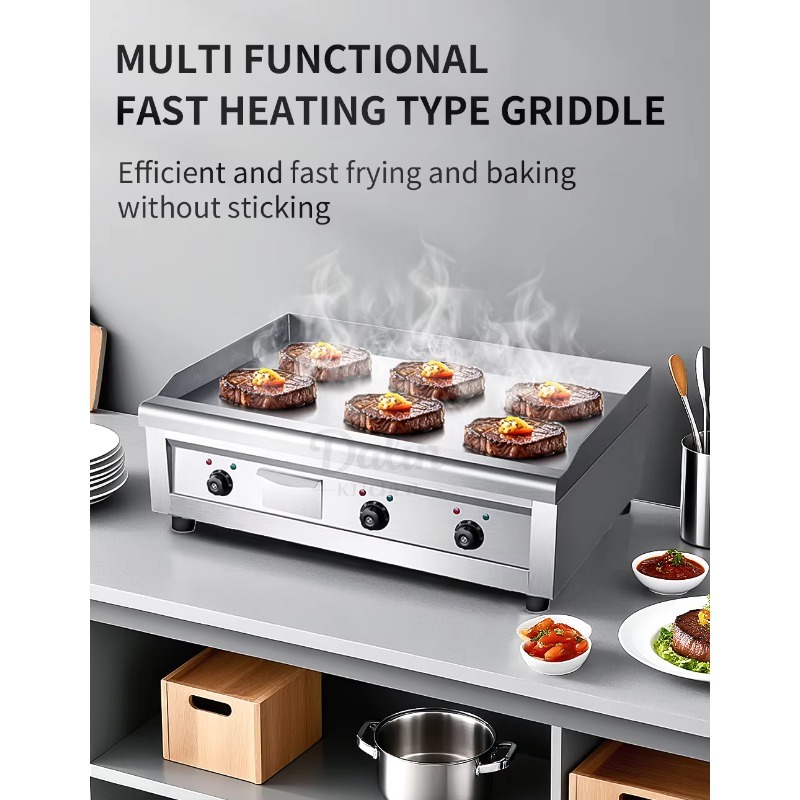 16mm Commercial Restaurant Kit - огляд і ціна Electric Griddle Flat Top