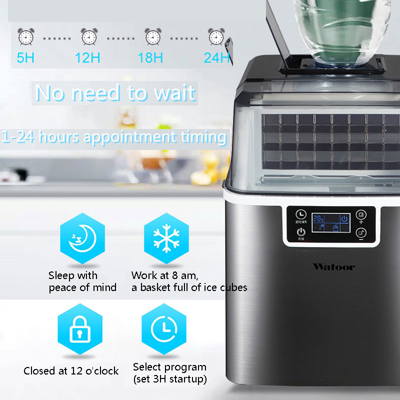 PBOBP Ice Cube Maker 30KG Wate - огляд і ціна Commercial Kitchen Ice Machine