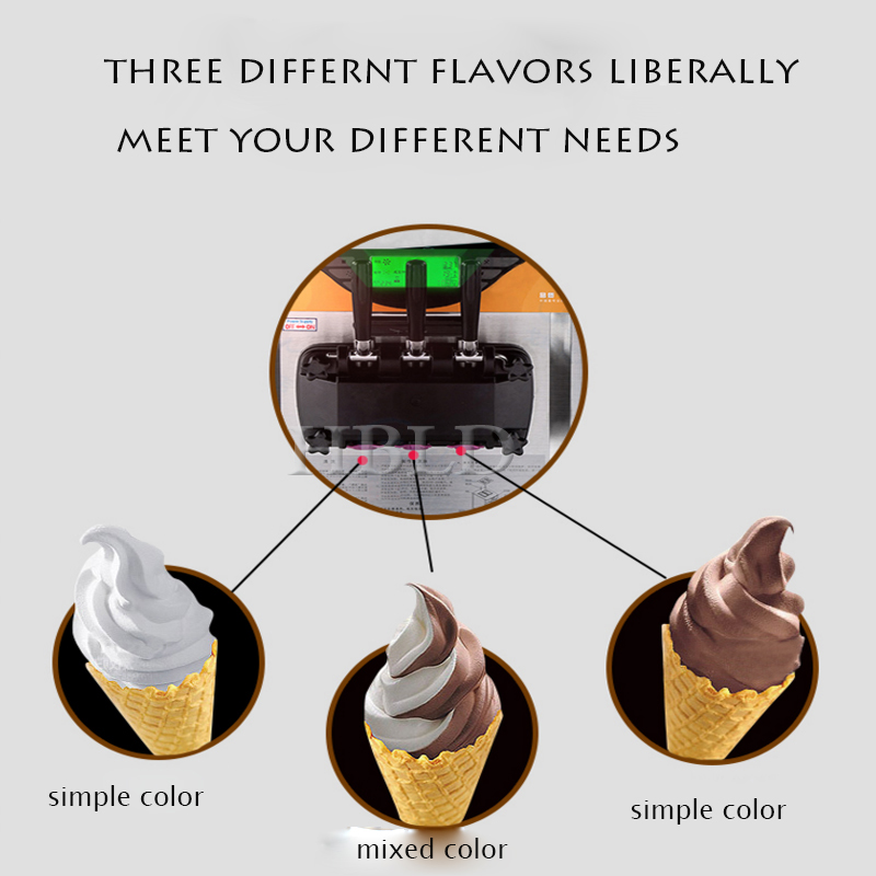 Stainless Steel Soft Ice Cream - огляд і ціна Commercial Kitchen Ice Machine