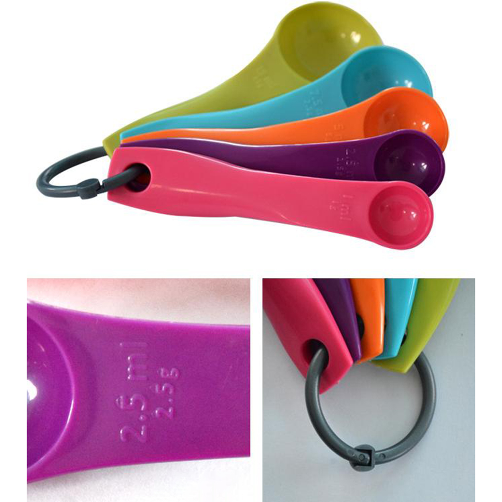5-Piece Colorful Salt Oil Spoo - огляд і ціна Commercial Kitchen Products