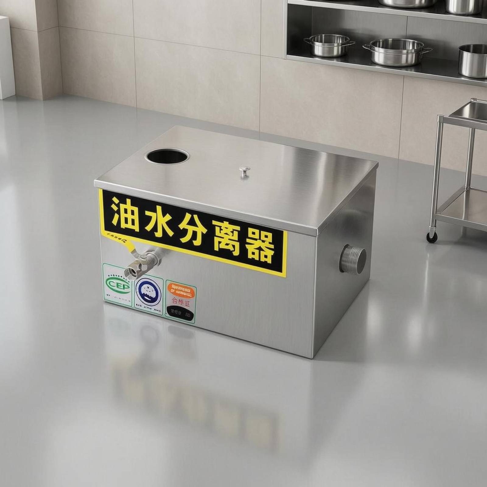 Commercial Kitchen Oil-Water S - огляд і ціна Commercial Kitchen Grease Interceptor