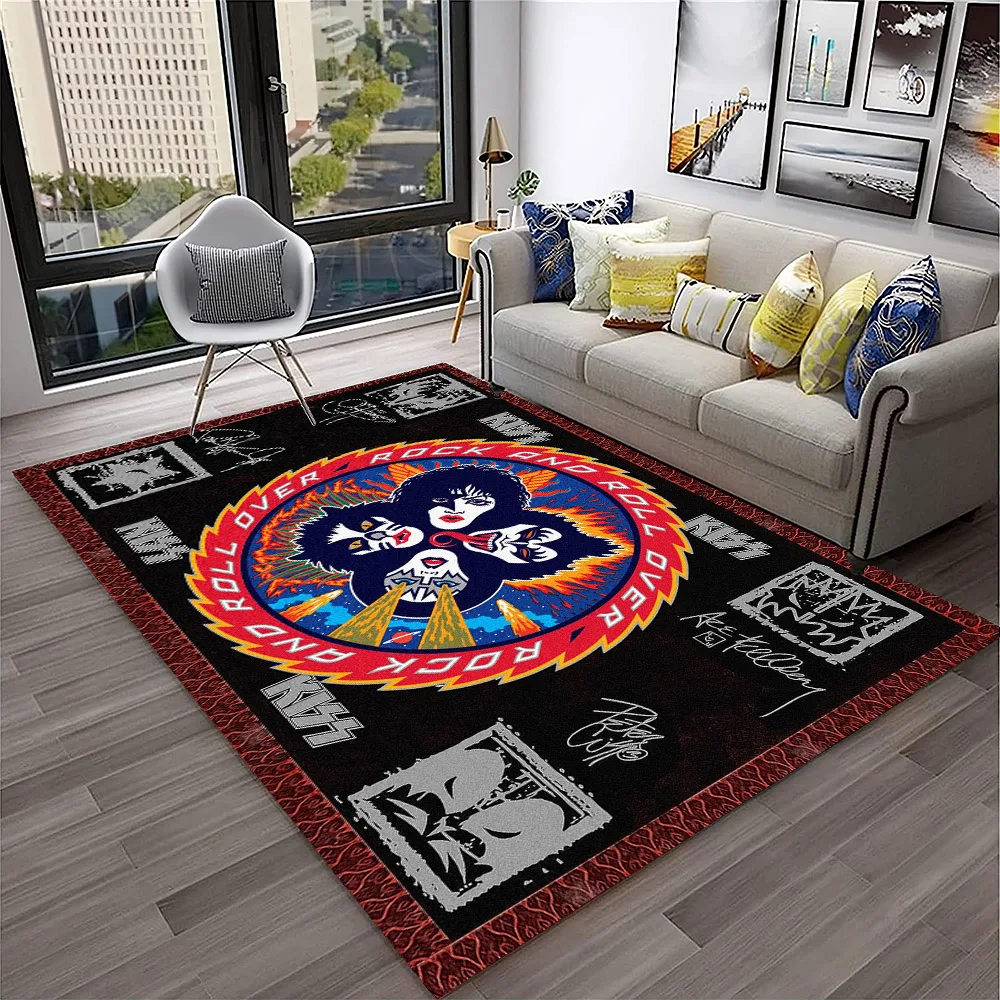 Retro KISS Rock Band Carpet Ru - огляд і ціна Commercial Kitchen Non Slip Flooring