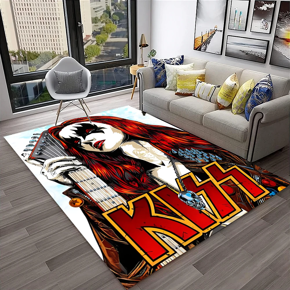 Retro KISS Rock Band Carpet Ru - огляд і ціна Commercial Kitchen Non Slip Flooring