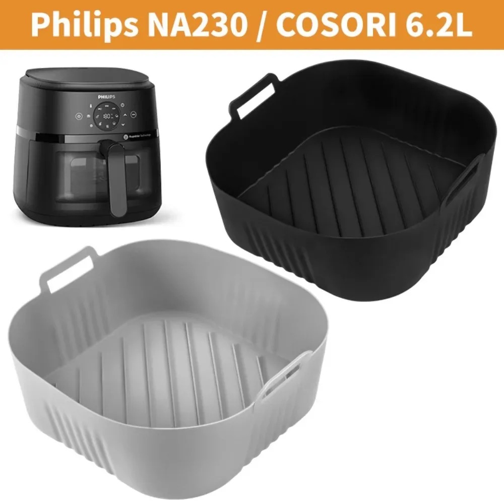 Silicone Air Fryer Mold Oil Fi - огляд і ціна Commercial Kitchen Cooking