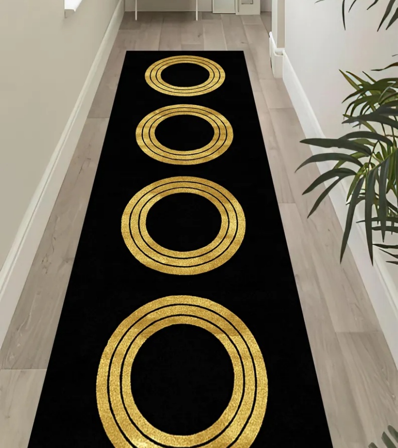 Luxury Black Gold Greek Key Bo - огляд і ціна Commercial Kitchen Non Slip Flooring