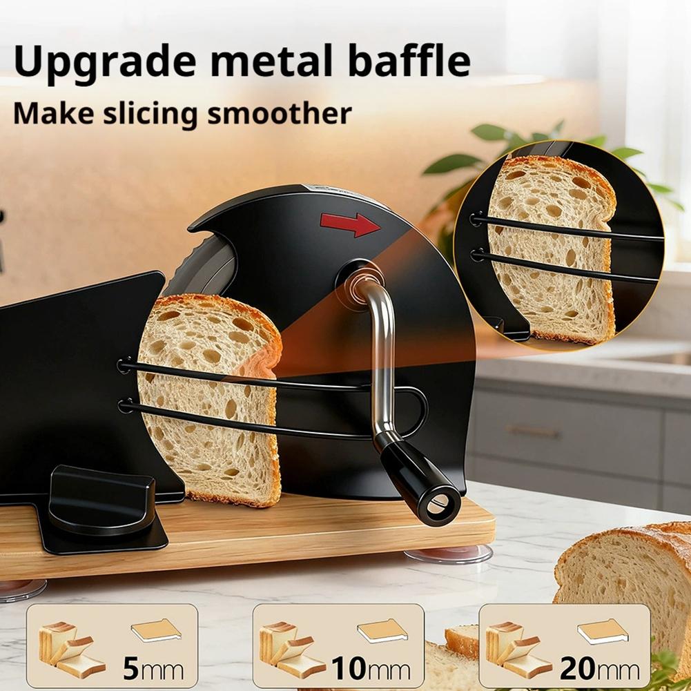 Hand Crank Bread Slicer 5-20mm - огляд і ціна Commercial Bread Slicer
