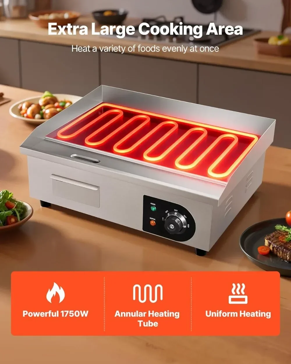 Hot-sellingCommercial Electric - огляд і ціна Electric Griddle Flat Top