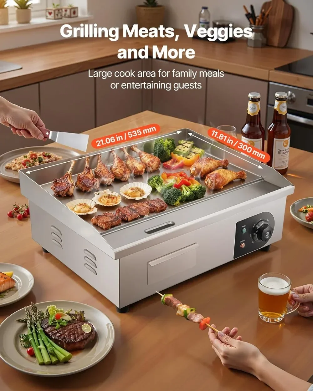 Hot-sellingCommercial Electric - огляд і ціна Electric Griddle Flat Top