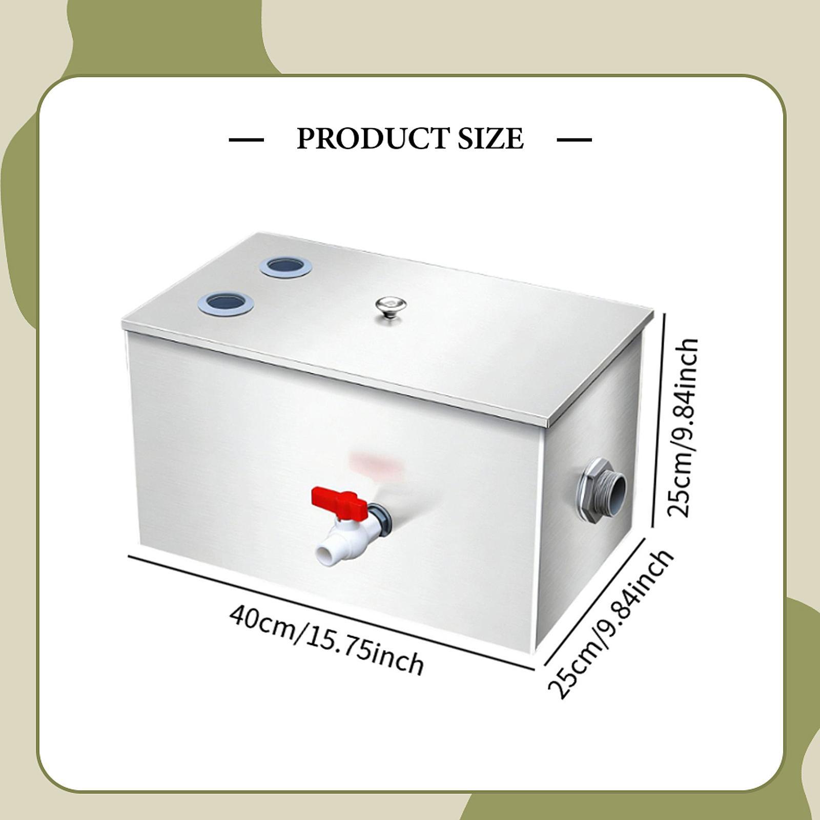 Commercial Grade Stainless Ste - огляд і ціна Commercial Kitchen Grease Interceptor