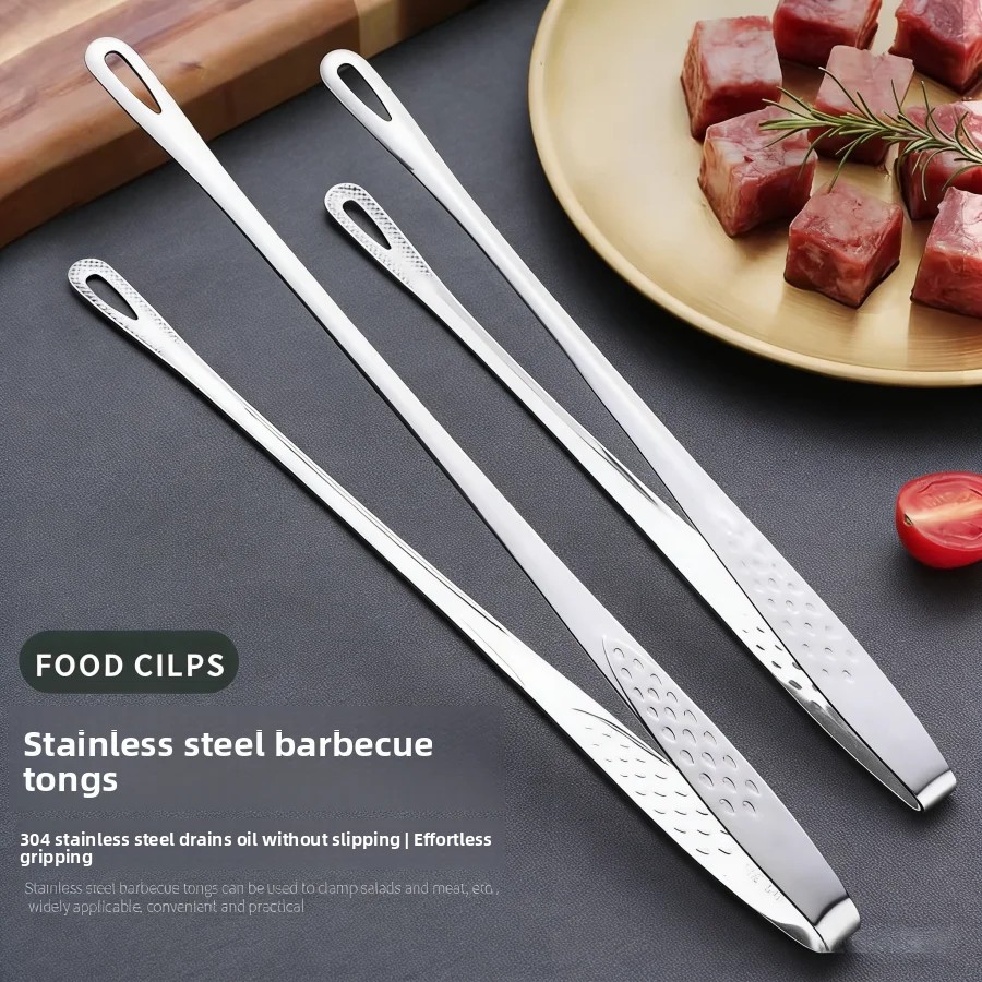 Stainless Steel Kitchen Tongs  - огляд і ціна Commercial Kitchen Cooking