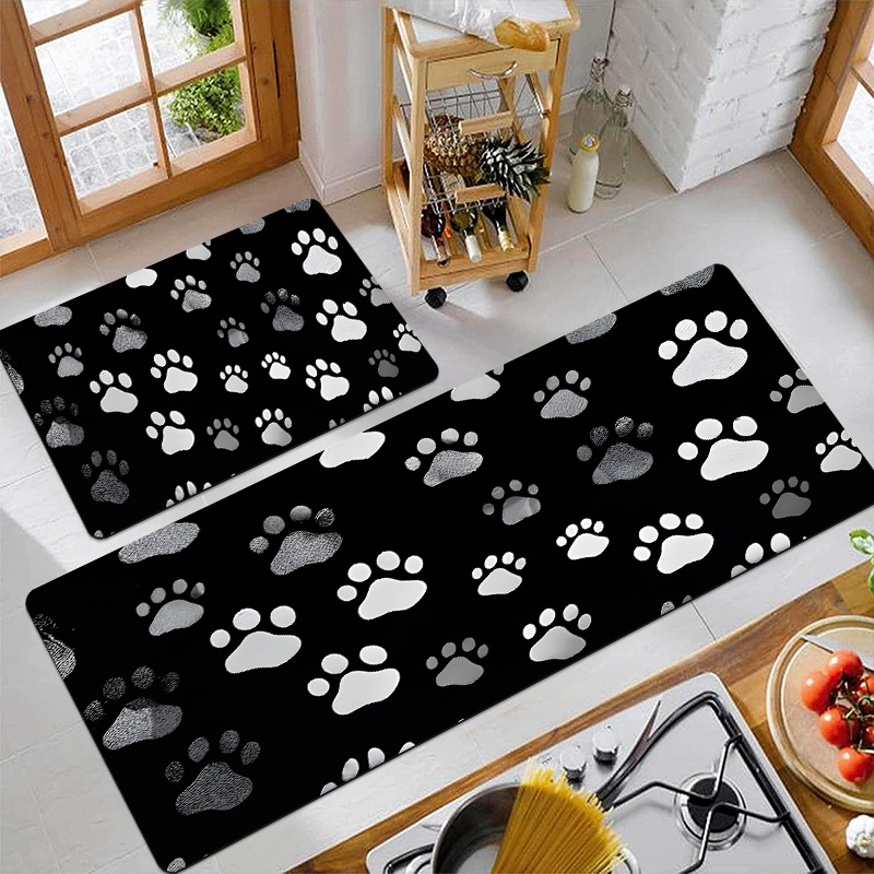 Animal Paw Print Carpet Mat Ru - огляд і ціна Commercial Kitchen Non Slip Flooring